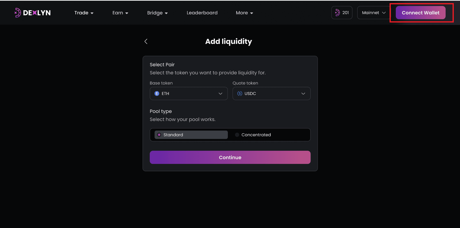 Add Liquidity